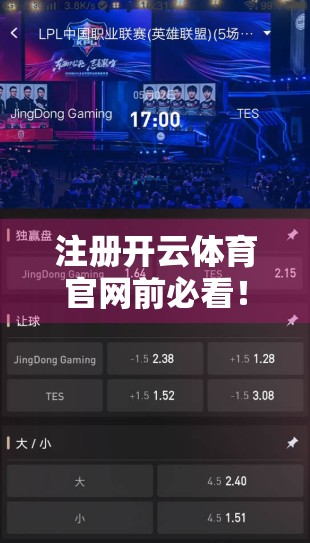 注册开云体育官网前必看！新手避坑指南+全流程解析，少走3个月弯路！