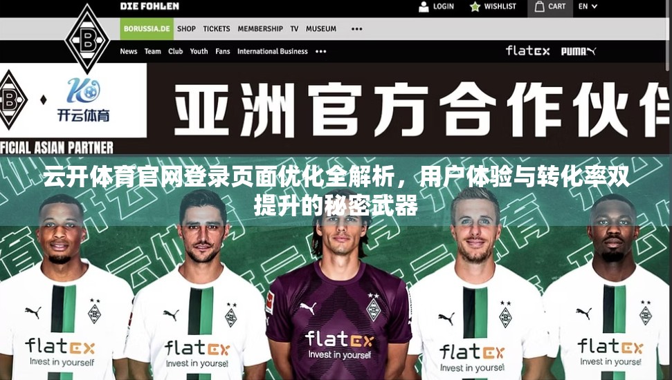 云开体育官网登录页面优化全解析，用户体验与转化率双提升的秘密武器