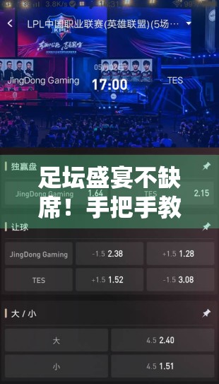 足坛盛宴不缺席！手把手教你用开云平台在线观看足球比赛全流程指南