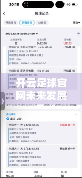 开云足球官网未来发展规划与展望，从数字平台到全球体育生态的跃迁