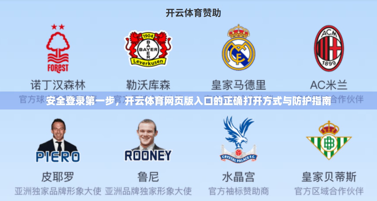 安全登录第一步，开云体育网页版入口的正确打开方式与防护指南